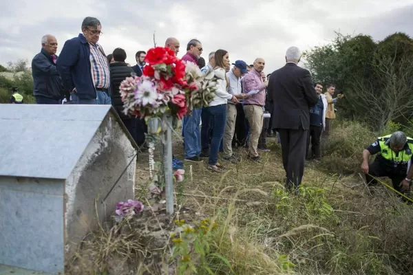 “Puse el pie junto al barranco y la vi; casi la toco”, contó Alberto Lebbos
