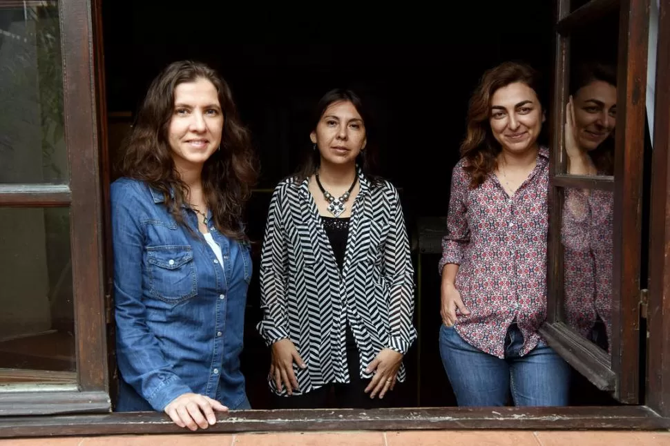DESTACADAS. Virginia Albarracín, Natalia Czytajlo y Marcela Vignoli.  