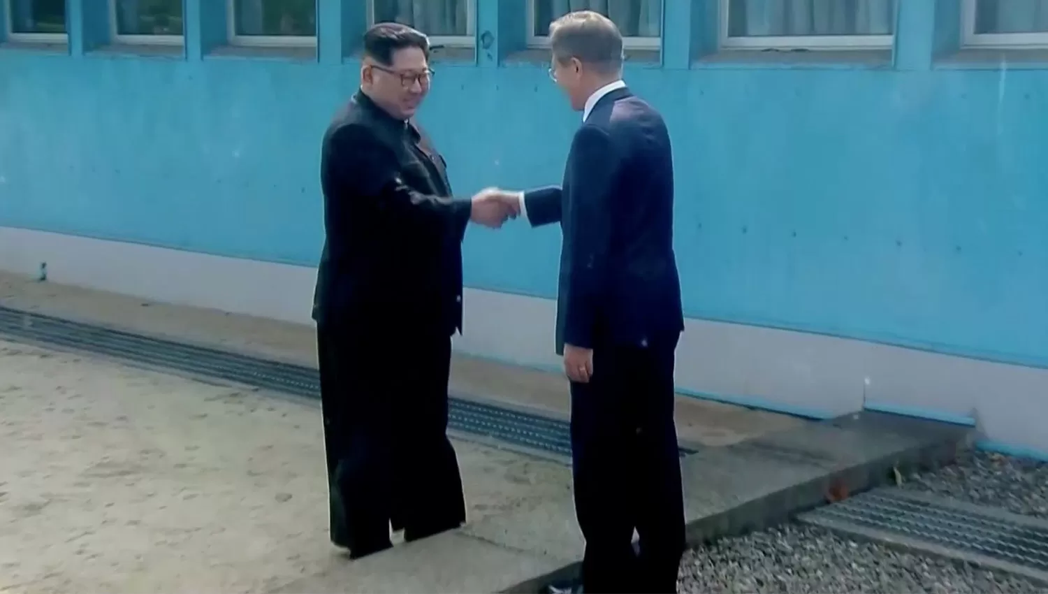 Histórica cumbre: Kim Jong Un cruzó la frontera con Corea del Sur