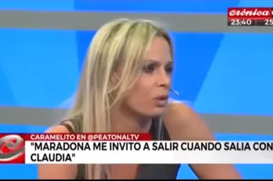 Caramelito, la animadora infantil, relató una mala experiencia que tuvo con Maradona