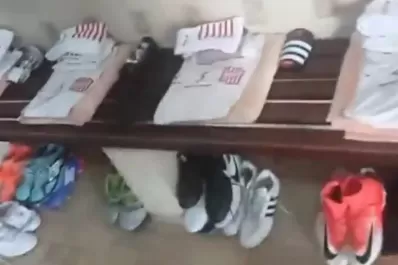 Así está el vestuario de San Martín en Adrogué