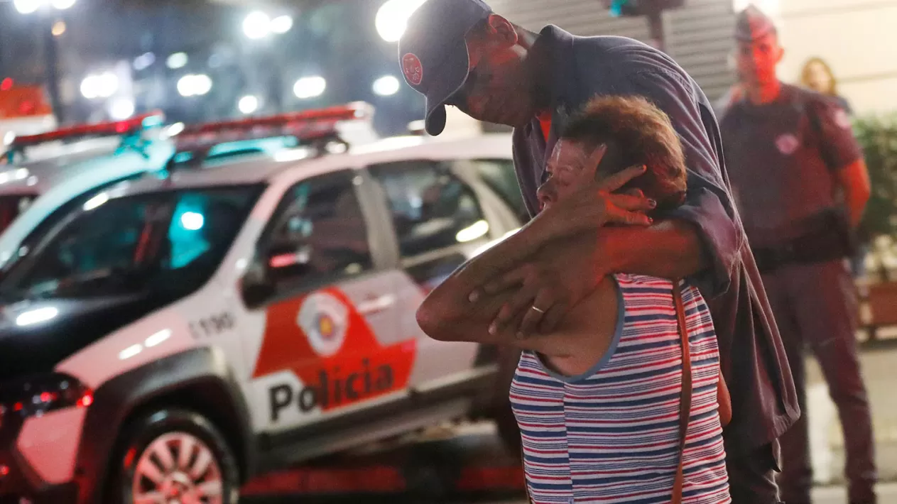 Momentos de terror se vivieron en San Pablo. REUTERS