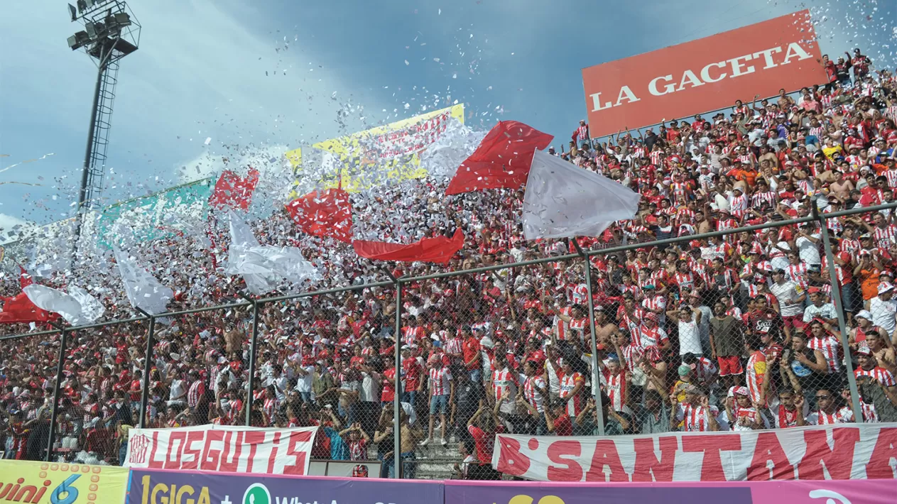 UNA MULTITUD. Se espera que los fanáticos de San Martín colmen La Ciudadela para el duelo ante Dálmine. (LA GACETA)