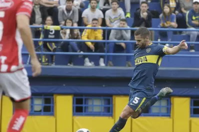 Siete meses después de su lesión, Gago reapareció en la Reserva de Boca