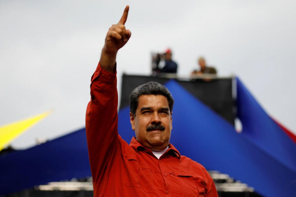 CULPAS. Maduro atribuye el éxodo venezolano a una campaña mediática.  REUTERS