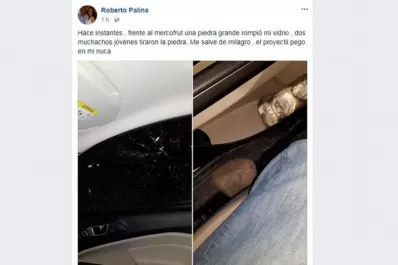 Palina dijo que atacaron su auto con piedras