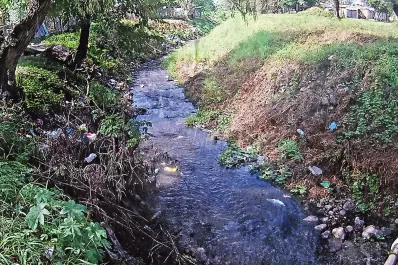 Acequia La Hedionda tan insoportable como su nombre lo indica