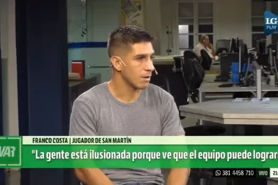 Franco Costa, el héroe de la épica Santa: el equipo está bien, pero hay cosas que corregir