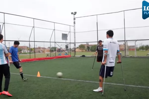 Son tucumanos, están amputados y sueñan con integrar la selección de fútbol adaptado