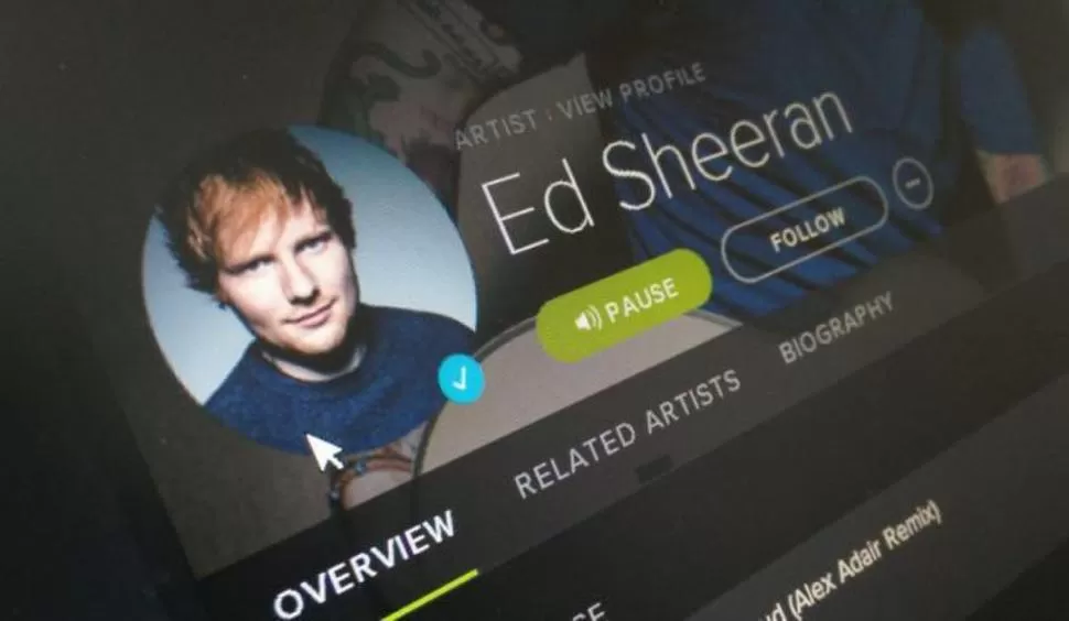 ED SHEERAN. Billones de reproducciones llevan sus canciones.   