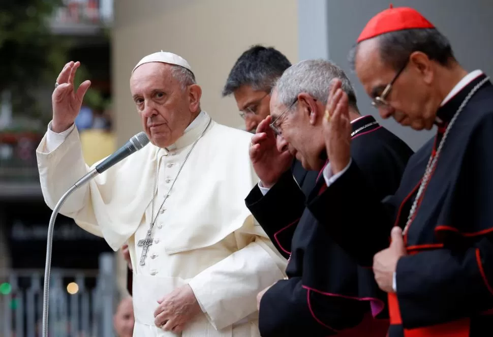 “AUTODESTRUCCIÓN”. El Papa objetó las ideologías modernas que cuestionan los roles de género tradicional. reuters 