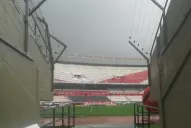 Por las fuertes lluvias se suspendió el partido entre River y Estudiantes