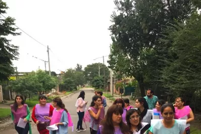 Vecinas realizaron una caminata para reflexionar sobre las condiciones de su barrio