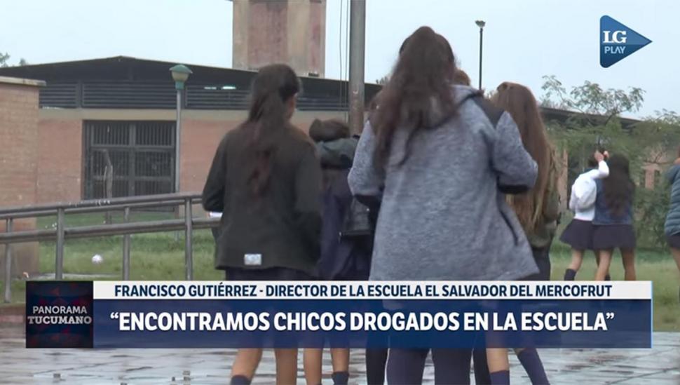 El paco hace estragos en chicos de la escuela frente al Mercofrut