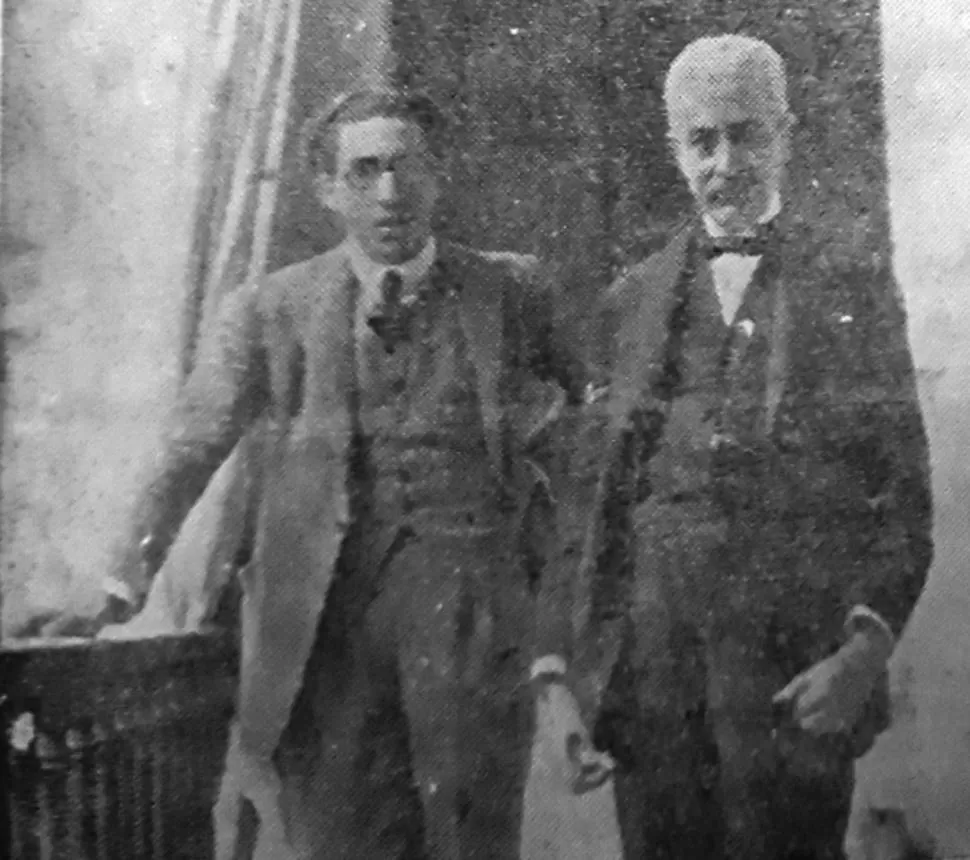 MIGUEL LILLO. Fotografía que ilustraba la nota del diario “El Orden” en 1922 