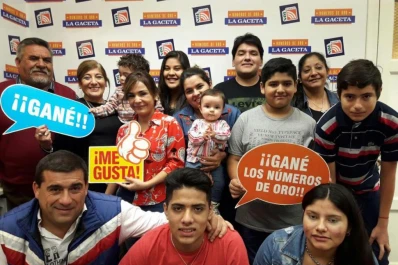 Los tres felices ganadores de los Números de Oro de LA GACETA se llevaron $ 110.000 cada uno