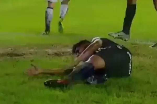 Ni rebotaba: el mal estado del campo atentó contra las intenciones de Atlético y Lanís