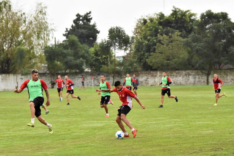 San Martín, con Acevedo, se prepara para la primera semifinal ante Agropecuario