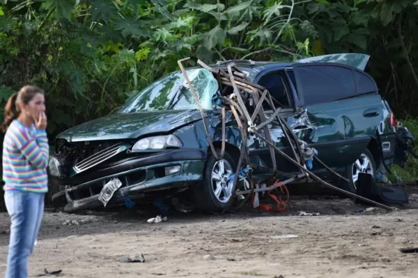 Tragedia en la ruta 38: un joven murió en un choque en el acceso sur de Concepción