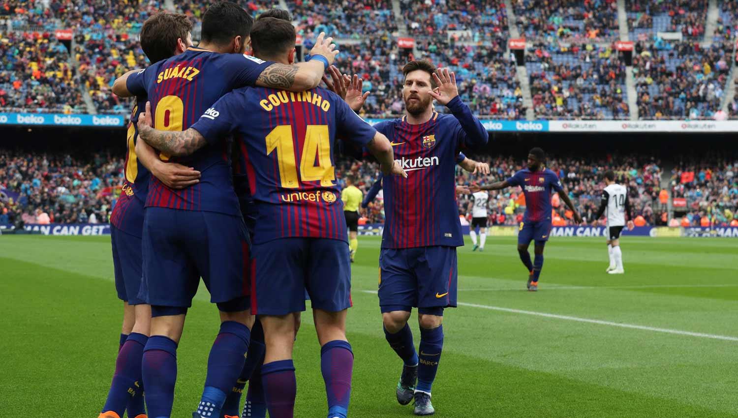 CAMPEÓN. Sin Lionel Messi, Barcelona cerrará hoy su participación en la Liga de España. ARCHIVO