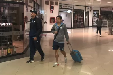 Atlético llegó a Paraguay y ya se prepara para enfrentar a Libertad