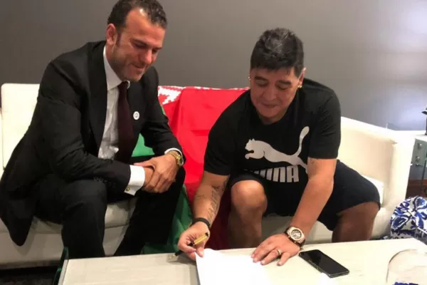 Maradona será presidente y responsable de fútbol del Dinamo Brest, en Bielorrusia