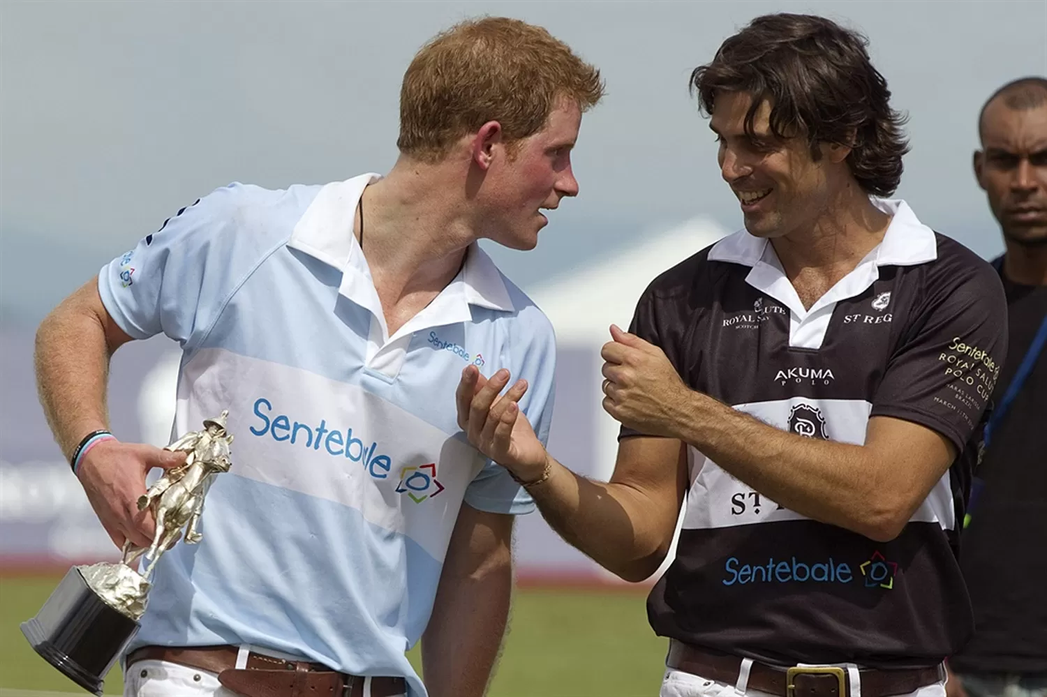 HARRY Y NACHO. Se conocieron jugando al polo. FOTO TOMADA DE LANACION.COM.AR