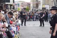 Escáneres de personas y francotiradores, parte del operativo de seguridad en la boda real