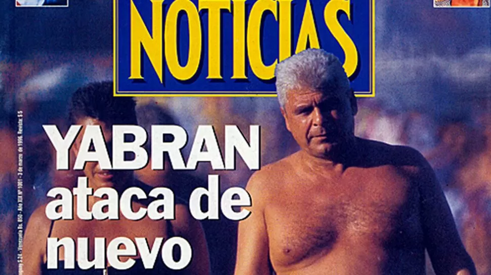 La foto de Cabezas fue tapa de la revista Noticias. 