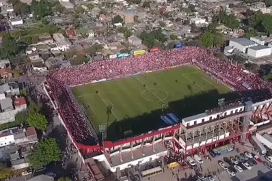 Desde un dron: así se vio el recibimiento de San Martín