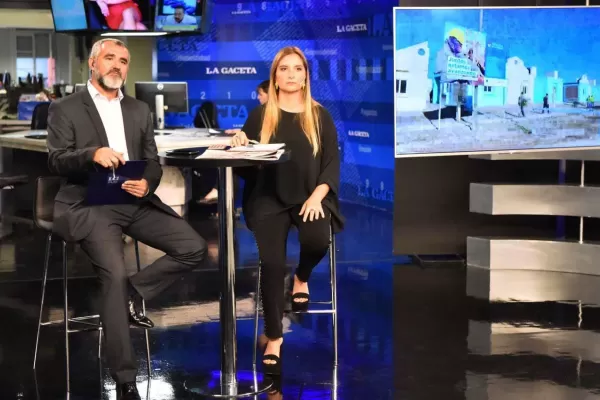 Armando Cortalezzi visita el piso de Buen Día, el noticiero matutino de LG Play