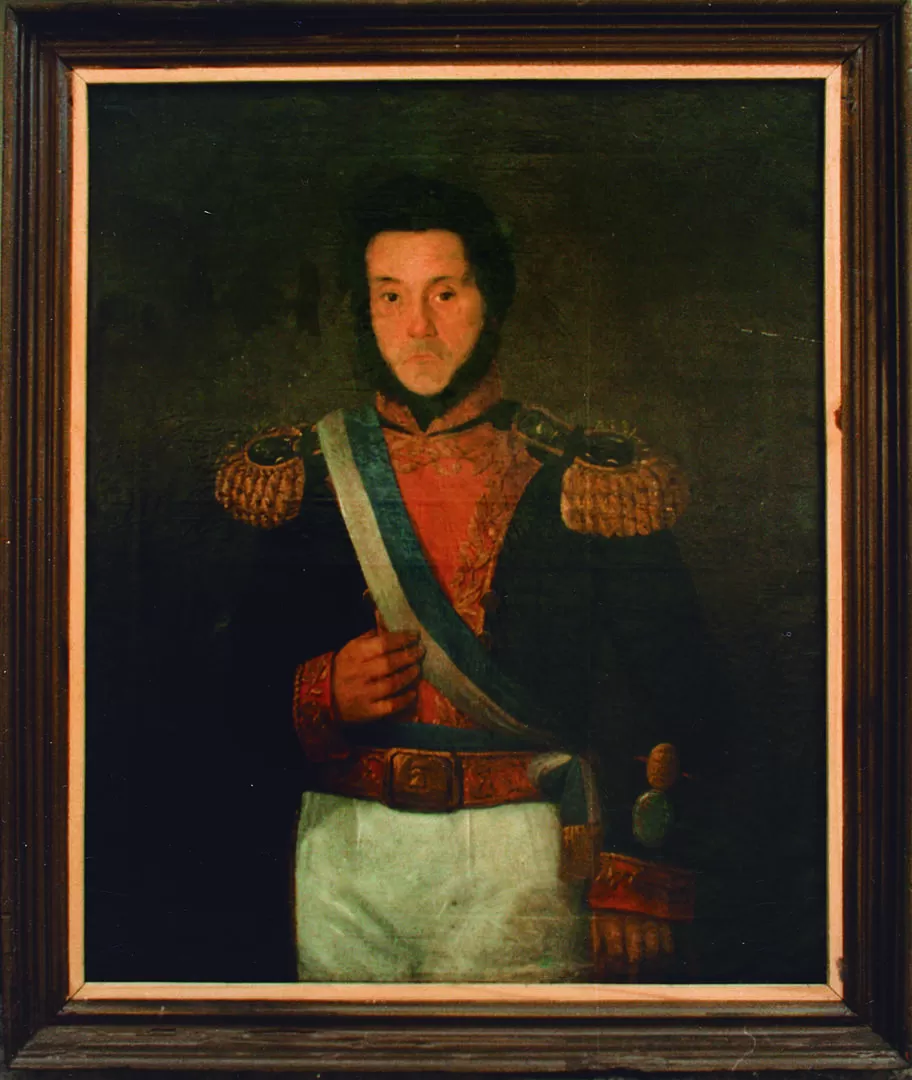 ALEJANDRO HEREDIA. El general-doctor, en un retrato al óleo ejecutado por Amadeo Gras. 