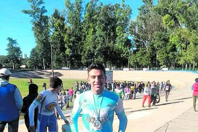 Lucas Konecny brilló en el Campeonato de Argentino de pista