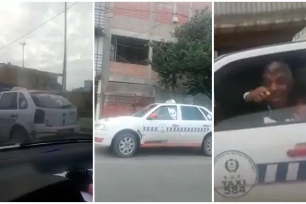 Cuidá a tu hija: la amenaza de un taxista tucumano a otro en plena calle