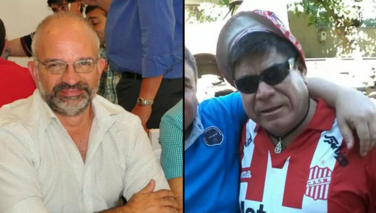 VICTIMAS. Miguel Morandini y Víctor Hugo Aranda, dos de las tres personas fallecidas.