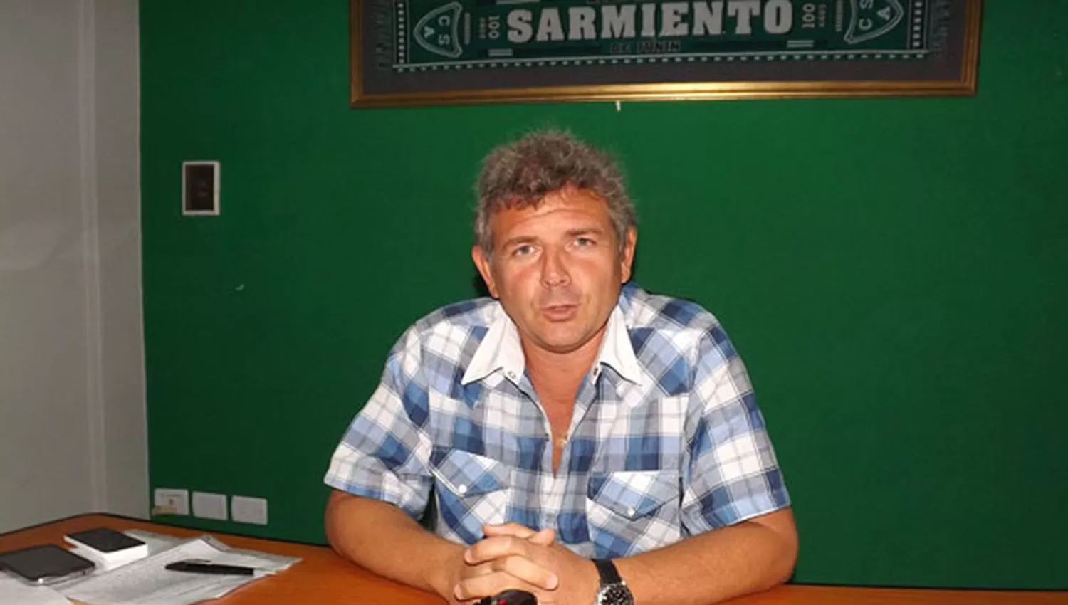 Fernando Chiófalo fue reelecto el año pasado y tiene mandato hasta 2019 en Sarmiento.
FOTO TOMADA DE DIARIO DEMOCRACIA