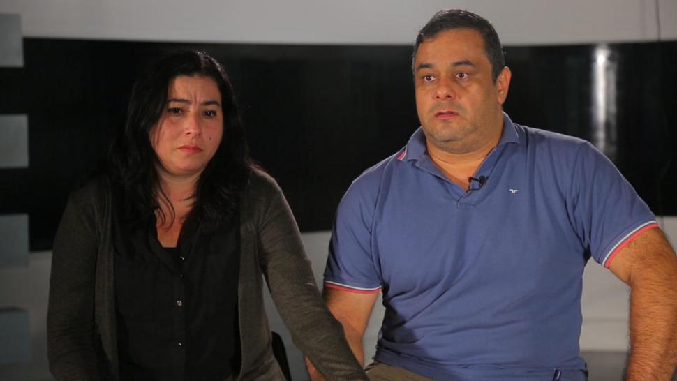 UN DOLOR IMBORRABLE. Edith Piccineti y Juan Albornoz, durante la entrevista con “Panorama Tucumano”, pidieron Justicia por la muerte de Matías. LG PLAY