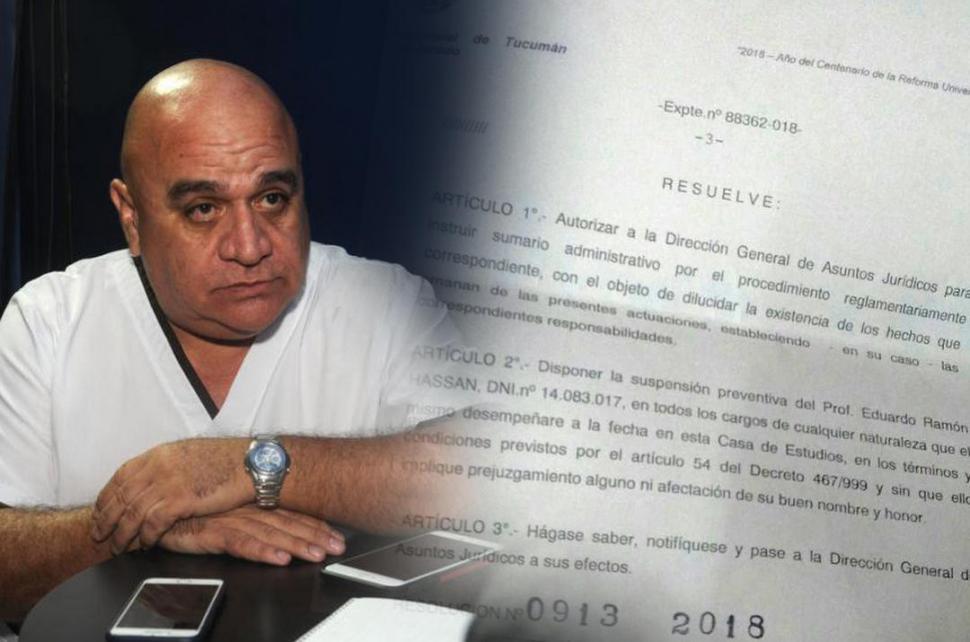 El odontólogo deja de dictar clases en la UNT