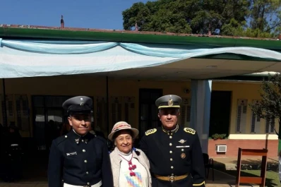 Los cadetes del Liceo Militar emocionaron a la Pachamama