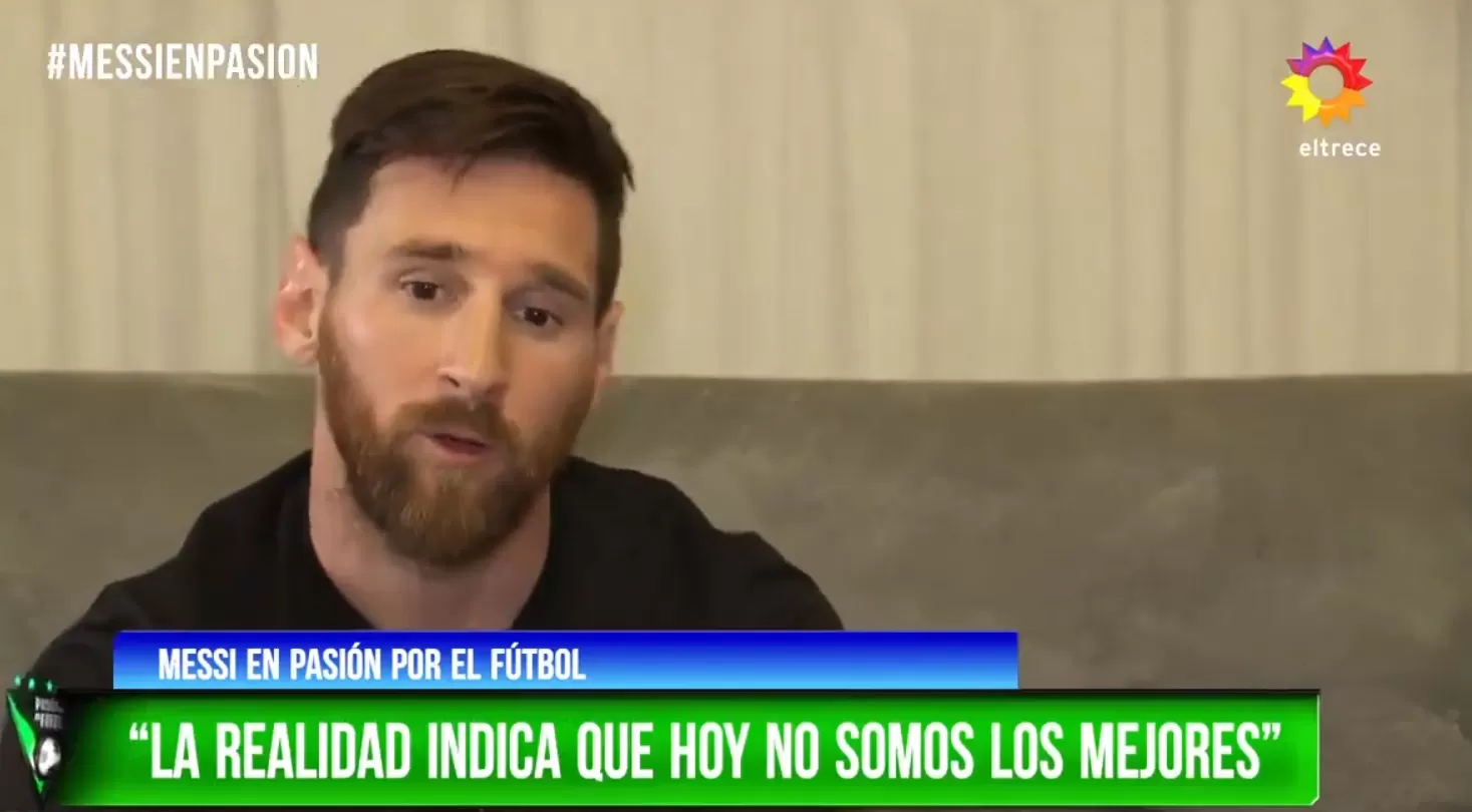 MUNDIAL 2018. Lionel Messi en entrevista con Pasión Por el Futbol. FOTO CAPTURA DE VIDEO.