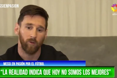 Messi: no somos los mejores, pero la vamos a pelear