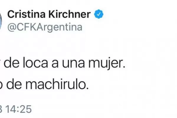 Cuál es el origen de “Machirulo”, el término que empleó Cristina para cruzar a Macri