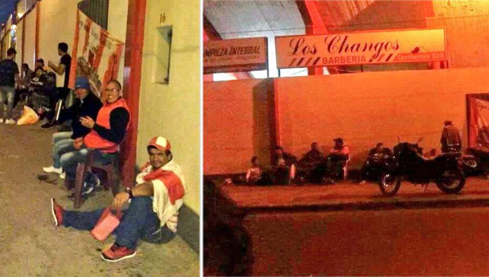 Hoy se venden las entradas y un grupo de hinchas pasó la noche en La Ciudadela