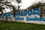 Comenzaron a aparecer las pintadas con la fórmula “Manzur-Jaldo”