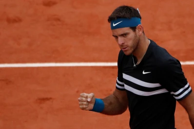 Del Potro venció a Isner y se metió en los cuartos de final de Roland Garros