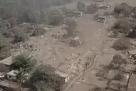 Video: imágenes de El Rodeo, el pueblo arrasado por el Volcán de Fuego en Guatemala