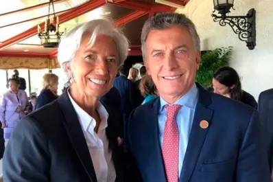 Macri y una reunión informal con la jefa del FMI