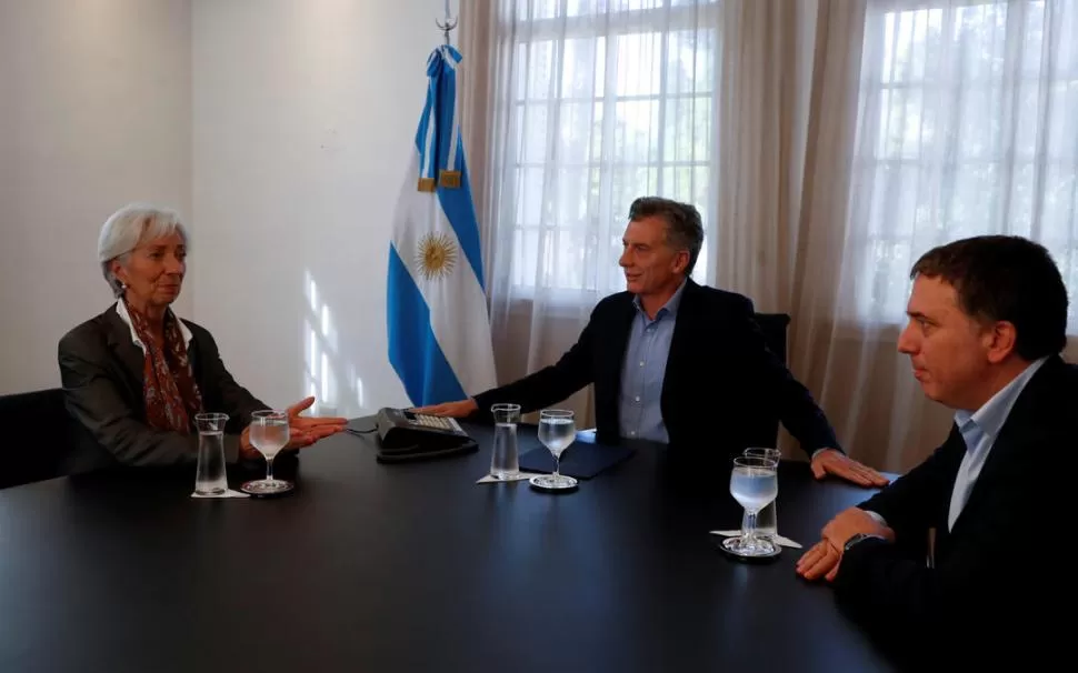 REUNIÓN. Tras el apoyo del FMI al Gobierno argentino, Mauricio Macri se reunirá con Christine Lagarde en Canadá. reuters (archivo)