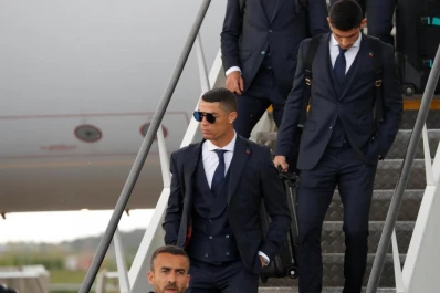 Cristiano Ronaldo llegó a Rusia para dar pelea con Portugal