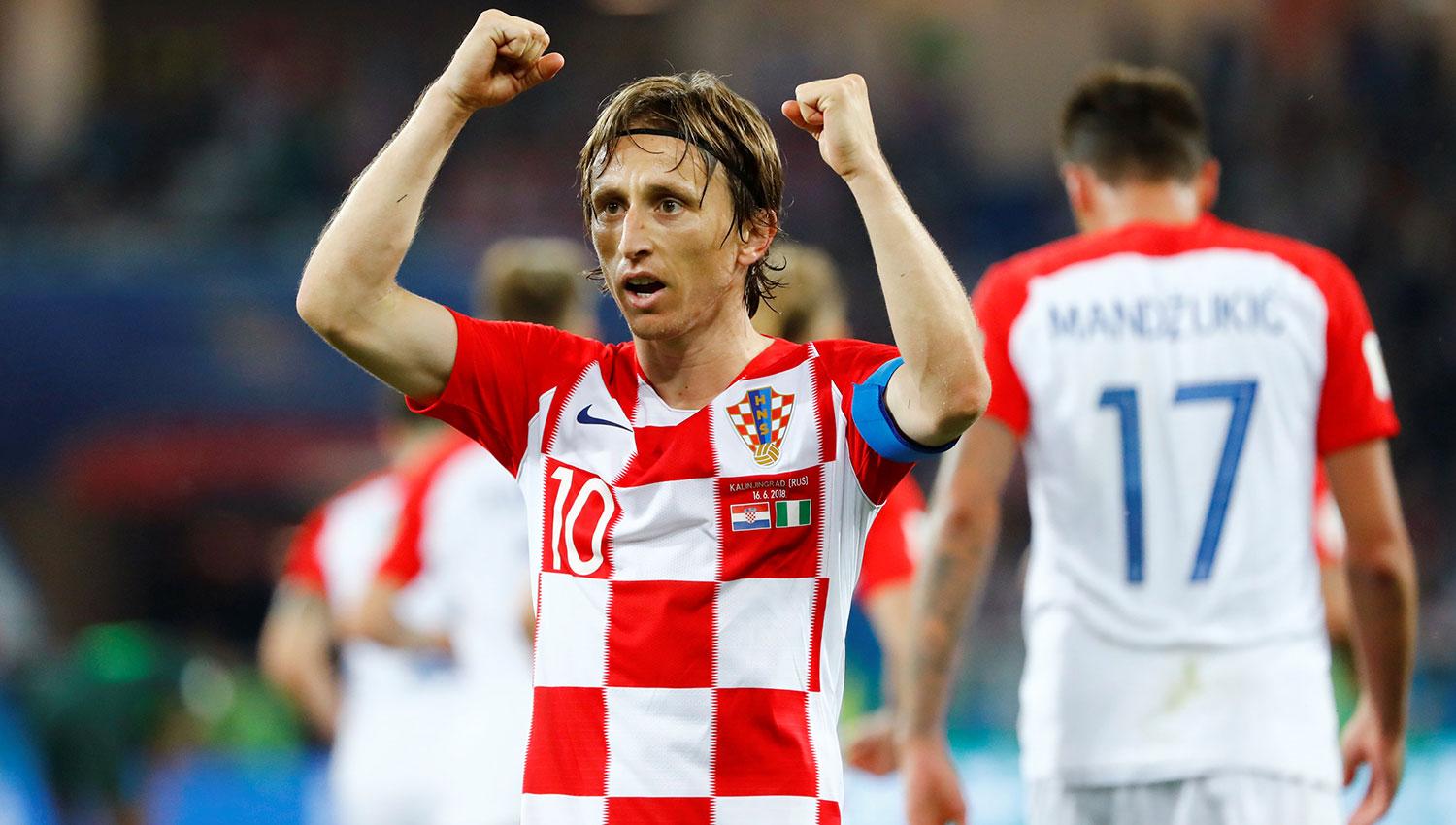 Modric fue una de las figuras de Croacia. REUTERS
